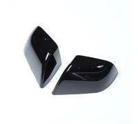 EUETVEXERK Coque de protection for rétroviseur latéral de voiture, compatible for Tesla Model 3 (2017, 2018, 2019, 2020, 2021, 2022, 2023), lot de 2 pièces Rétroviseur automobile(Bright Black)