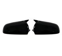 EUETVEXERK Coque de rétroviseur noir brillant aspect carbone for Audi A3 S3 8P 05-08 A4 S4 B6 B7 8E 8H A6 S6 C6 4F Rétroviseur automobile(Bright black)