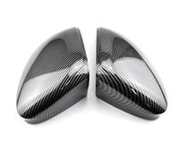 EUETVEXERK Coque de rétroviseur noir brillant for VW Golf 8 MK8 VIII 2020-2021, for assistance de maintien de voie Rétroviseur automobile(No Side Assist-2)