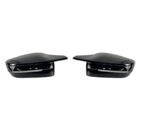 EUETVEXERK Couvercle de rétroviseur latéral de voiture de style M for BMW Série 3 4 5 7 8 G20 G21 G30 G38 G22 G23 G11 G12 G15 G16 LHD RHD Rétroviseur automobile(RHD-Black)