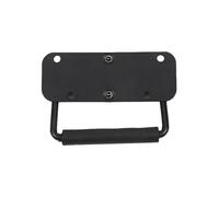 EUETVEXERK Lot de 1 ou 2 poignées porte pliantes for ressort for placard, tiroir, boîte, métal, noir Poignée de porte d'armoire(110mm,C)