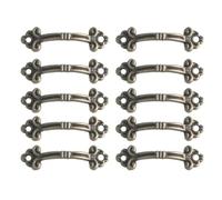 EUETVEXERK Lot de 10 boutons miniatures en bois for boîte for bijoux, tiroir antique, petite poignée, for, cadeau, accessoires d'emballage Poignée de porte d'armoire