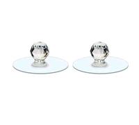 EUETVEXERK Lot de 10 ou 2 boutons tiroir auto-adhésifs sans perforation for armoire cuisine, meuble, placard, commode, fenêtre, porte Poignée de porte d'armoire(One Size)