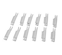 EUETVEXERK Lot de 12 clips fixation for garniture pare-brise avant 8120AL 8120AF, adaptés for garnitures for Peugeot Boucle en plastique pour automobile