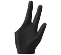 EUETVEXERK Lot de 12 gants de billard respirants for 3 doigts, en nylon élastique, universels, for hommes et femmes, accessoires de billard for gauchers et droitiers (noir) Accessoires pour équipement
