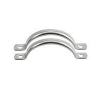 EUETVEXERK Lot de 2 poignées porte en acier inoxydable argentées for placard, tiroir, cuisine, 63 mm, 79, 104, 125, style ancien Poignée de porte d'armoire(79mm)