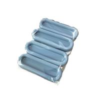 EUETVEXERK Lot de 4 boutons porte ovales auto-adhésifs for portes intérieures, fenêtres, armoires, tiroirs, poignées auxiliaires antidérapantes Poignée de porte d'armoire(Gray 4pcs)