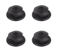 EUETVEXERK Lot de 4 clips rangement for coffre arrière voiture, crochets universels for filet, accessoires, décoration intérieure Boucle en plastique pour automobile