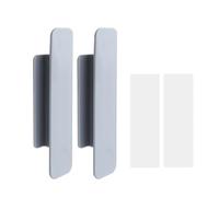 EUETVEXERK Lot de 4 ou 2 poignées autocollantes for tiroirs, armoires, portes, placards Poignée de porte d'armoire(Gray,1 Set(2Pcs))