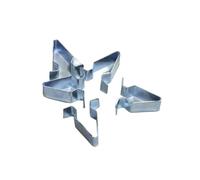 EUETVEXERK Lot de 5 clips boucle en acier for seuil coffre voiture, for Volkswagen, VW, Passat, Tiguan, Polo, Santana Boucle en plastique pour automobile(5pcs A)