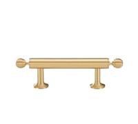 EUETVEXERK Poignée de meuble en laiton massif for tiroir, armoire, porte, boutons ronds, barre T, for Poignée de porte d'armoire(CH079-BB-64120)