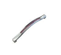EUETVEXERK Poignée en cristal multicolore forme de diamant for meubles, tiroirs, armoires cuisine, placards, commodes Poignée de porte d'armoire(Pink 128mm)