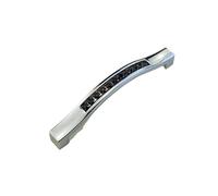 EUETVEXERK Poignée en cristal multicolore forme de diamant for meubles, tiroirs, armoires cuisine, placards, commodes Poignée de porte d'armoire(Black 96mm)