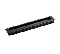 EUETVEXERK Poignée encastrée invisible for porte d'armoire, longueur 400 mm, en alliage d'aluminium Poignée de porte d'armoire(Black 200mm,C)