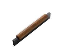 EUETVEXERK Poignées en bois for meubles, poignées de placard, tiroir, cuisine noires modernes, boutons réglables dorés for enfants, 96, 128, 160 mm Poignée de porte d'armoire(160mm 2)