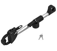 EUFAB 11248 Support de Cadre à Sangle réglable 40 cm, Noir/argenté