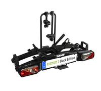 EUFAB 11648ON Porte-vélos Premium 2" Black Edition, Compatible avec vélo électrique, entièrement pré-monté, Protection antivol, pour 2 vélos, pour attelage de remorque, Noir