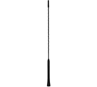 Eufab Tige d'antenne de remplacement 21101 3676 41 cm aluminium noir pour autoradio