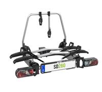 Eufab Porte-vélos SD260 2 vélos spécial portes battantes fourgon Silver