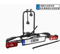 Eufab Porte-Vélos Corbeau pour 2 Vélos Vélo Électrique + Rampe Mobile+Marque