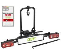 Eufab Porte-Vélos CROW 1 Pour 1 Vélo E-Bike + Rampe D'Accès