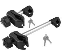 Eufab Support de Cadre Amovible Court +Long Ø 25 + 30mm pour Tous Bretelles Uva