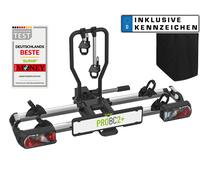 Eufab Support Vélos PROBC2+ 2 Vélos E-Bike pour Van VW + Sac + Plaque