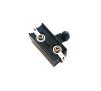 eufeifeiegds 1 pièce de rechange for tondeuse électrique, interrupteur d'alimentation, accessoire(schwarz)