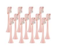 eufeifeiegds 12 têtes de rechange for brosse à dents X3/X3U/X5, têtes de brosse à dents propres, brosses à dents électriques à poils souples(12PCSPink)