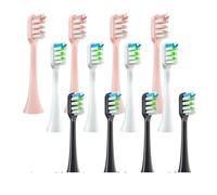 eufeifeiegds 12 têtes de rechange for brosse à dents X3/X3U/X5, têtes de brosse à dents propres, brosses à dents électriques à poils souples(12PCSAll)