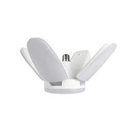 eufeifeiegds 2025 60W Foldable Fan Blade LED Pendant Lights No Flicker B22 E27 Bulb 220V 360 Degrees Angle Adjustable Ceiling Lamp(E27 Warm white)