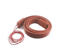 eufeifeiegds Bande chauffante en silicone 220 V, largeur 15/25/30/50 mm, longueur 1 m, câble chauffant électrique antigel(150W 50x1000mm)