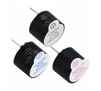 eufeifeiegds Buzzer Actif magnétique 3 V, 5 V, 12 V, bip sonore continu et Long, Sonnerie d'alarme, Mini Buzzer piézo Actif de 12 mm, adapté aux Kits de Bricolage(10pcs 12v)