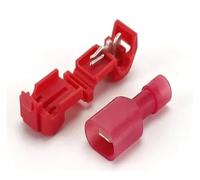 eufeifeiegds Connecteur de fil électrique t-tap, auto-dénudage, épissure rapide, Terminal de fil électrique isolé mâle, déconnexion, verrouillage de pelle, sertissage de câble, 30 pièces wefeiegds(30