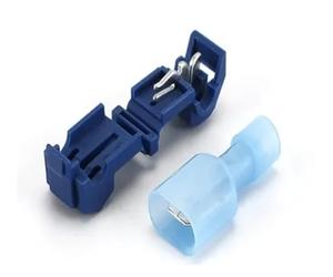 eufeifeiegds Connecteur de fil électrique t-tap, auto-dénudage, épissure rapide, Terminal de fil électrique isolé mâle, déconnexion, verrouillage de pelle, sertissage de câble, 30 pièces wefeiegds(30