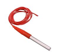 eufeifeiegds Élément chauffant à cartouche 12 V/24 V avec câble étanche SUS304 10 x 80 mm, chauffe-eau électrique tubulaire CC 50 W/100 W(24V,50w 10x80mm)