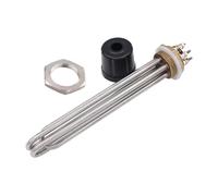 eufeifeiegds Élément chauffant for eau 220 V/380 V, acier inoxydable SUS304, culot électrique DN32/DN40, puissance 2 kW/3 kW/3750 W/4,5 kW/6 kW(With locknut,2KW,DN40 47mm)