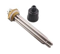 eufeifeiegds Élément chauffant for eau 220 V/380 V, acier inoxydable SUS304, culot électrique DN32/DN40, puissance 2 kW/3 kW/3750 W/4,5 kW/6 kW(Heater only,3KW,DN32 42mm)