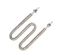 eufeifeiegds Élément chauffant tubulaire à ailettes M18 220 V/380 V for four/banc de charge 1 kW/1,5 kW/2, kW/3 kW(2.5KW,380V)