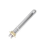 eufeifeiegds Élément chauffant tubulaire à bride en cuivre DN32, 36 V, 1,2 kW, filetage 1/4", avec sonde(Heater)
