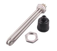 eufeifeiegds Élément chauffant tubulaire électrique 220 V DN32 DN40 for réservoir d'eau, acier inoxydable SUS304, 2 kW/3 kW/3750 W/4,5 kW/6 kW(With locknut,DN32,3750w)