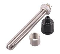 eufeifeiegds Élément chauffant tubulaire électrique 220 V DN32 DN40 for réservoir d'eau, acier inoxydable SUS304, 2 kW/3 kW/3750 W/4,5 kW/6 kW(With female fitting,DN32,3750w)