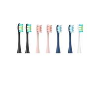 eufeifeiegds For 7 têtes de brosse de rechange Flow/X/X PRO/ Z1/ F1/ One/Air 2/SE, poils souples for brosse à dents(Black and White)