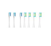 eufeifeiegds For 7 têtes de brosse de rechange Flow/X/X PRO/ Z1/ F1/ One/Air 2/SE, poils souples for brosse à dents(PURPLE)