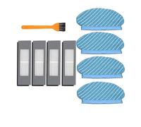eufeifeiegds For N7 T5 T9 920 950 Yeedi 2 Hybrid Roller Brosse latérale principale Réservoir d'eau Roulette Filtre Pièces de balai wefeiegds(Set 6)