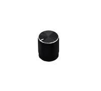 eufeifeiegds Hote:6mm 5 PCS 15 x17 15 * 17 mm Capuchon en Aluminium axe D Bouton de potentiomètre de Volume Bouton Or et Argent et Noir wefeiegds