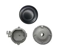 eufeifeiegds Kit auxiliaire Brûleurs de cuisinière à gaz Couvercle de couronne de brûleur Couvercle amovible facile à utiliser(Concave 100)