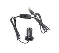 eufeifeiegds LED Spotlight Mini USB 5V with On/Off Switch Dimmable Light Under Cabinet Lighting 2 Meters 4.9 Ft Cable 3 Watt Types(Green)