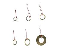 eufeifeiegds Lot de 10/20 plaques piézoélectriques en céramique, diamètre 12 mm, 15 mm, 18 mm, 20 mm, 27 mm, 35 mm, 50 mm, avec Fil for Haut-Parleur et Buzzer(20pcs 15mm)