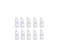 eufeifeiegds Lot de 10 coupe-éclats avec interrupteur d'alimentation, pièces rechange for machine découpe électrique 8504 8509 8148 8591 1919, argent/or(Silver)